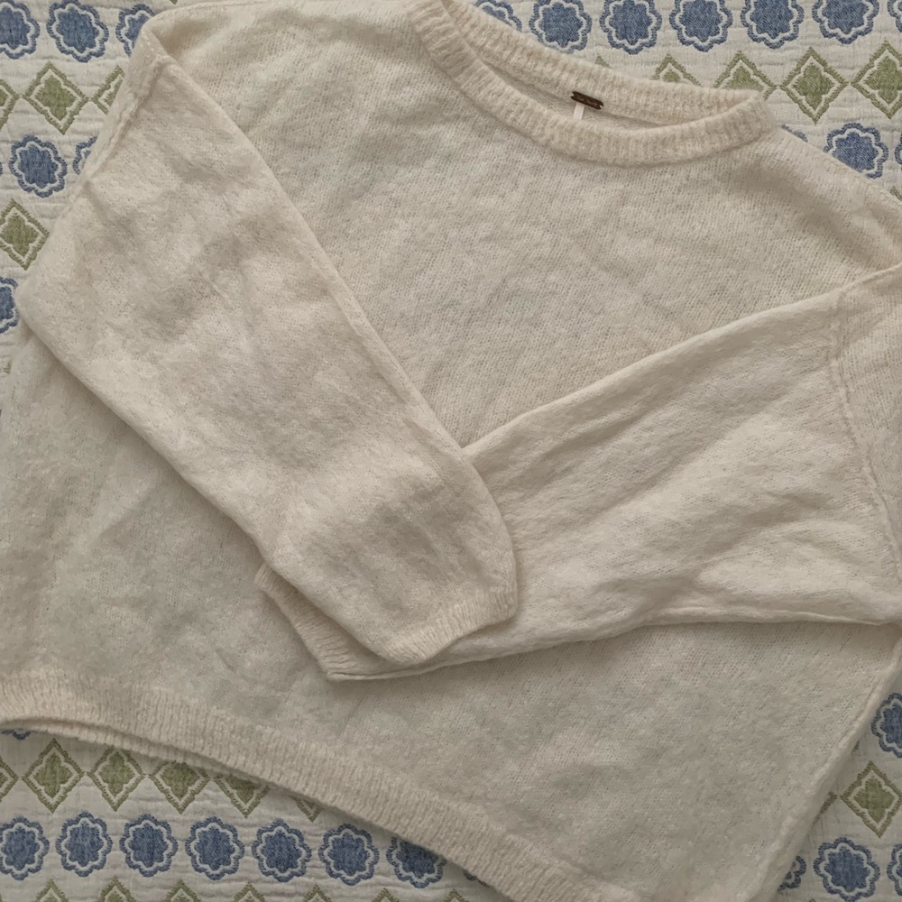 Free people oversized alpaca sweater